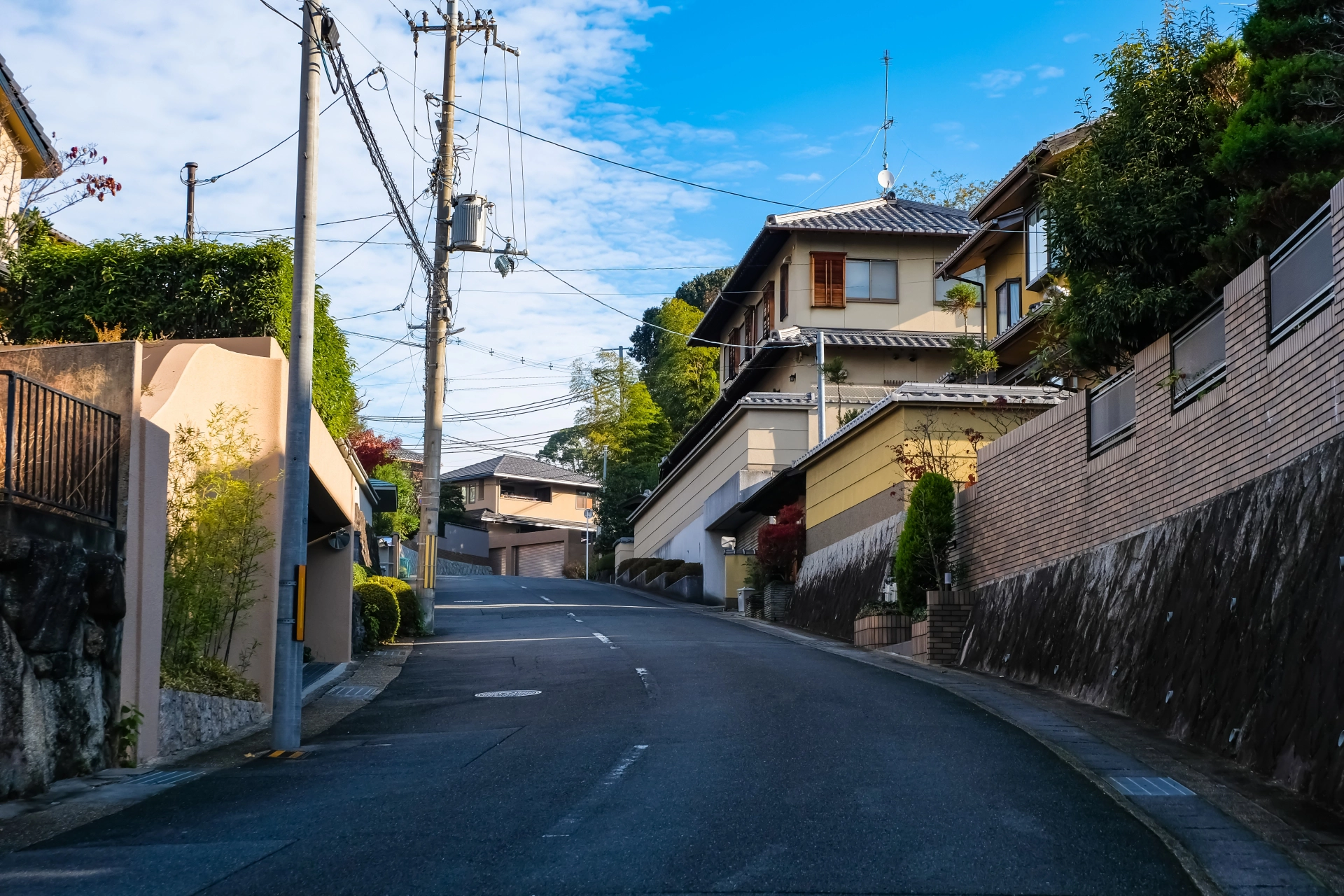 桃山町の街並み